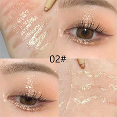 Glitter Eyeliner Pen Matte Finish Pearly Under Eye Crease Brightening Outliner