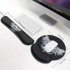 Ergonomic Mouse Pad & Keyboard Wrist Rest Support Set Memory Foam Gel Pad