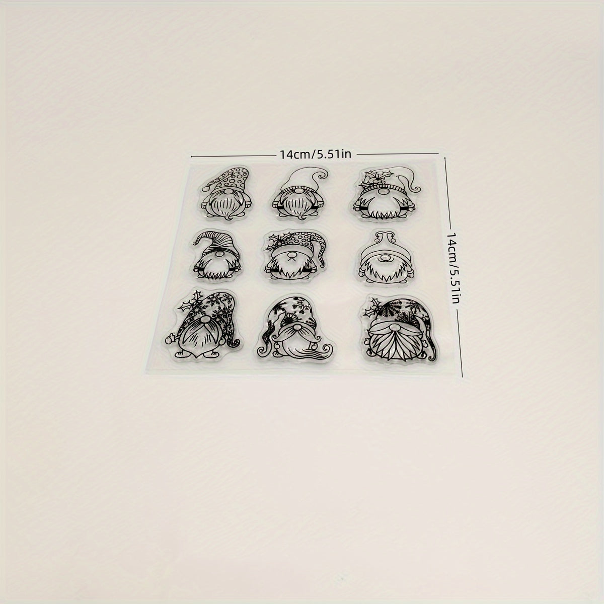 1pc Santa Claus Painting Tool DIY Scrapbook Silicone Stamp