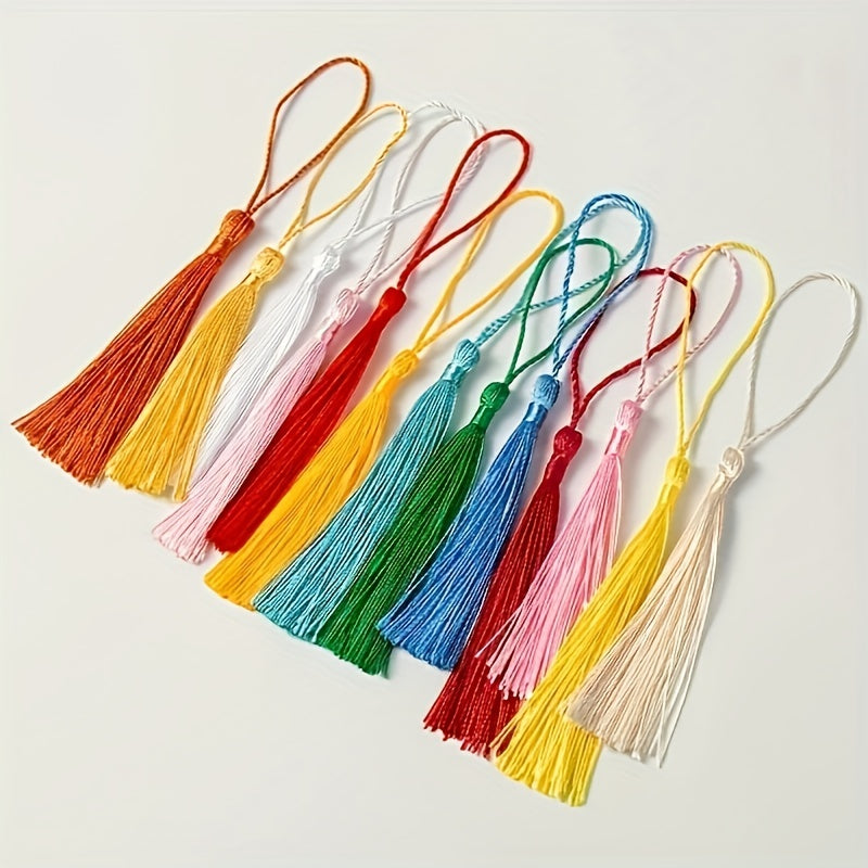 40pcs DIY Tassel Pendant for Crafts Clothing Bridal Bouquet Sewing Fabric