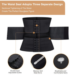 Adjustable Double Belt Corset Waist Trainer for Women