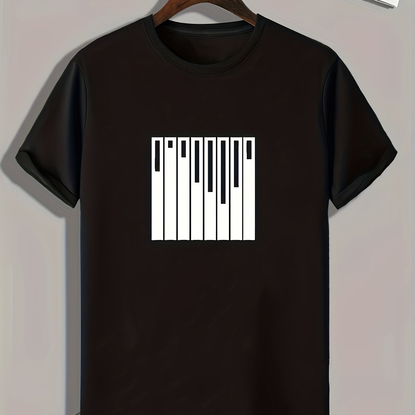 Pattern Print Men's Sports T-shirt Graphic Tee Summer Outdoor Clothing