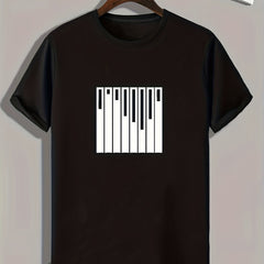 Pattern Print Men's Sports T-shirt Graphic Tee Summer Outdoor Clothing