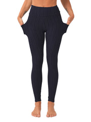Women's High Waisted Butt Lifting Yoga Leggings With Pocket