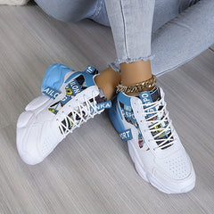 Stylish High Top Basketball Shoes Lightweight Non-slip Sport Shoes