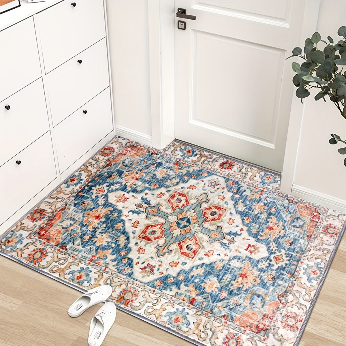 Persian Boho European Style Area Rug Living Room Cashmere Carpet
