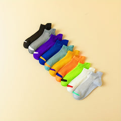 10 Pairs Solid Ankle Socks Women's Low Cut Casual Stockings