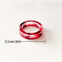 Halloween Ghost Blood Stained Ring in Various Sizes