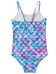 Toddler Girls Cartoon Cami Swimsuit