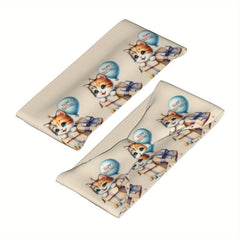 Birthday Cat Headband Sweat Wicking Stretchy Breathable Polyester Unisex