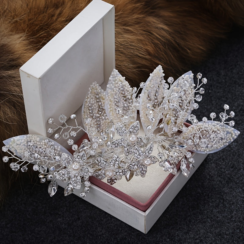 Crystal Wedding Hair Clip Bridal Tiaras Hair Pin