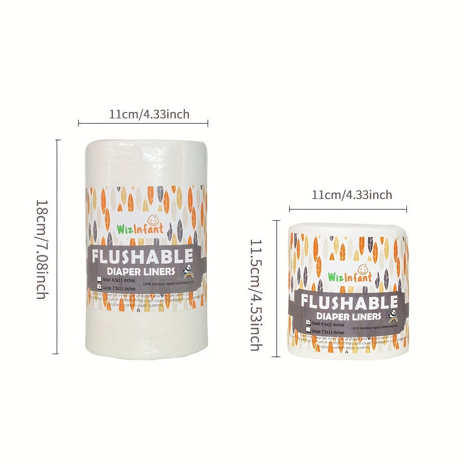 Biodegradable & Flushable Nappy Liners by WizInfant