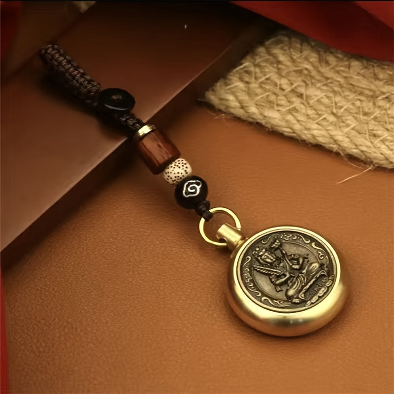 Zodiac Buddha Keychain Chinese Animal Astrology Pendant Decoration