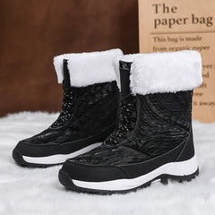 Women's Waterproof Plush Lined Snow Boots