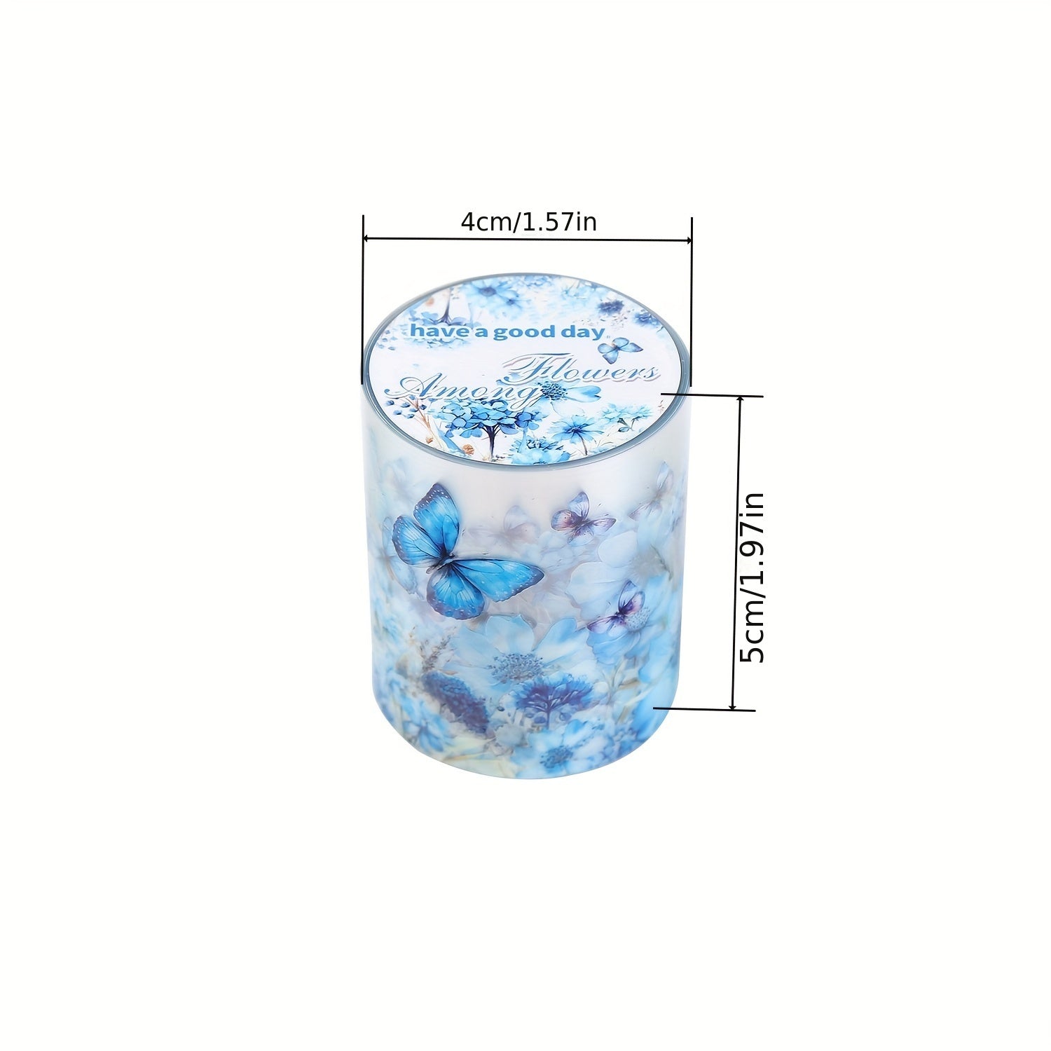 Flower PET Tape 2m Light Landscape Journal Material Sticker