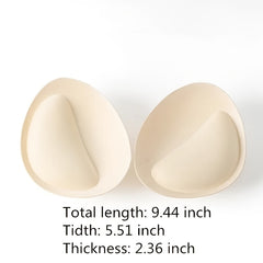 Latex Push Up Bra Insert Pads Seamless Chest Enhancer Lingerie Accessory