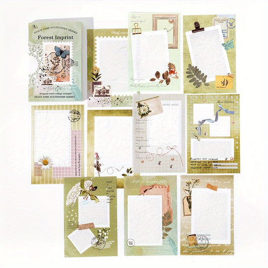 60PCS Vintage Decorative Paper for Crafting Scrapbooking Collaging