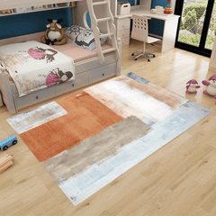 Abstract Nordic Modern Area Rugs Non Slip Large Rugs Non Shedding Carpet