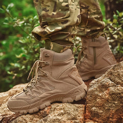 Men's High Top Hiking Shoes Non Slip Thermal Boots