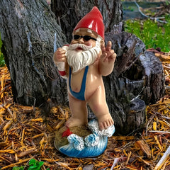 Swimming Gnome Garden Statue Bikini Gnome Crafts
