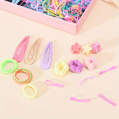 1140pcs Flower Hair Accessories Set for Women & Girls