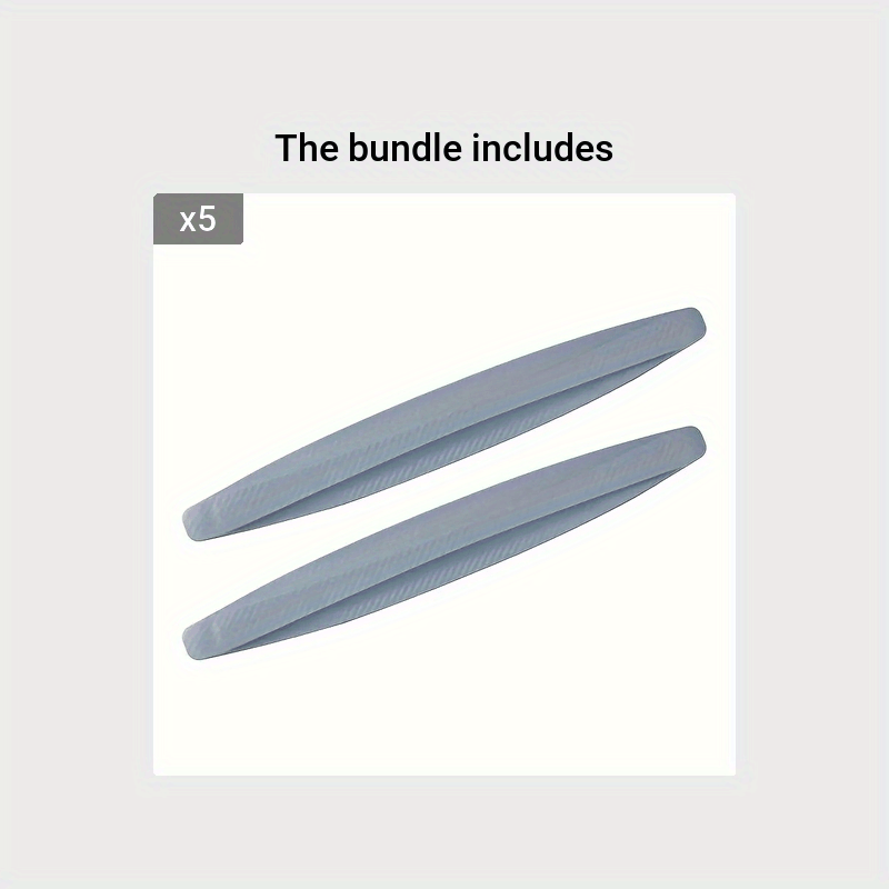 2pcs Car Bumper Protector Strip Guard Corner Anti Collision Styling Mouldings