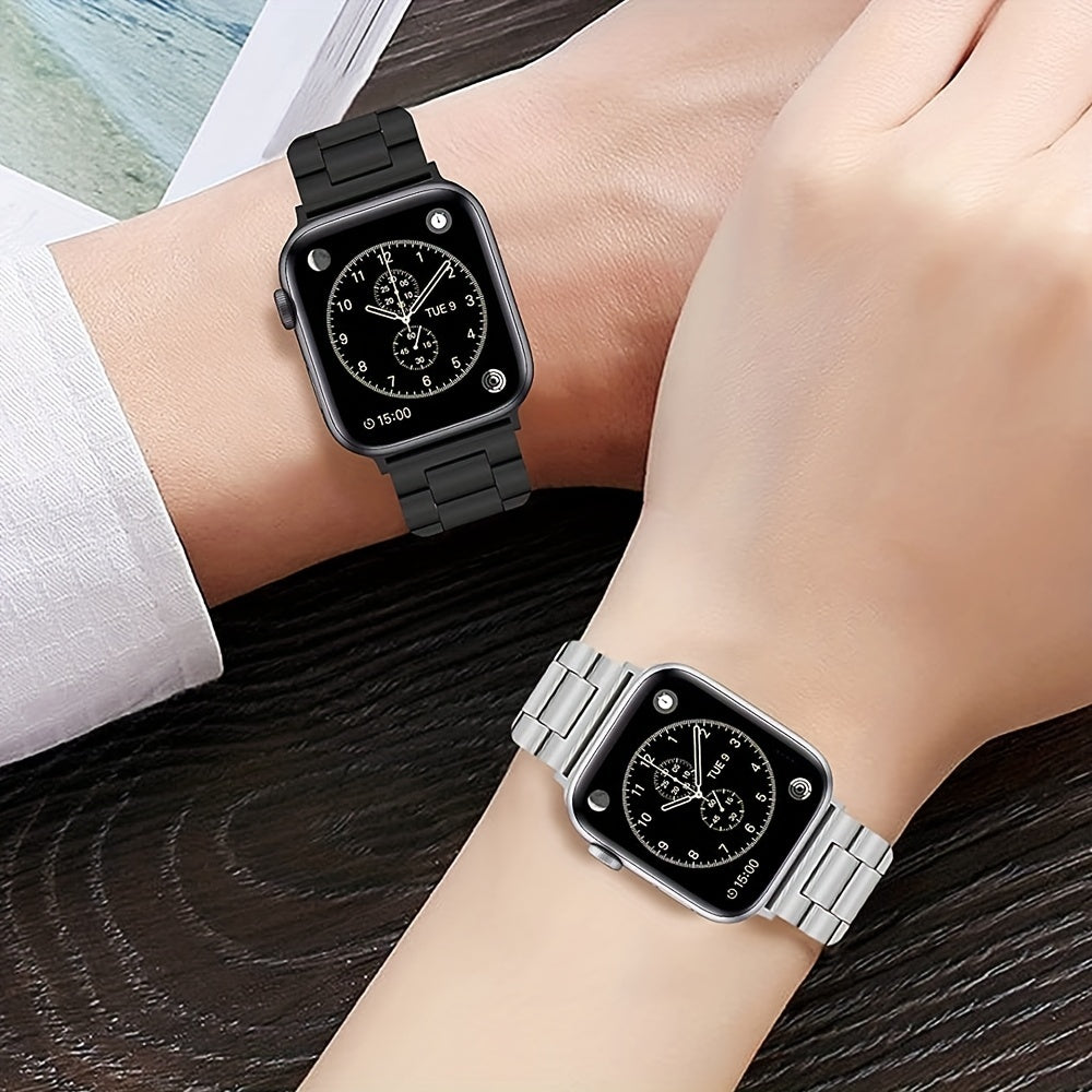 2pcs Stainless Steel Strap For IWatch Series Nylon Braided Strap