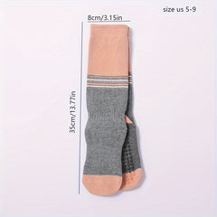 Striped Yoga Socks Non-slip Sports Socks For Women