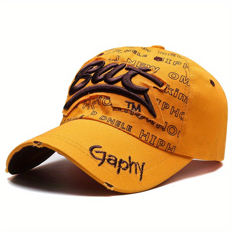 Hip Hop Baseball Cap Letter Embroidery Duck Hat