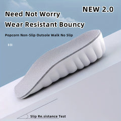 1 Pair Invisible Height Increase Insoles Soft Arch Support Breathable Insoles