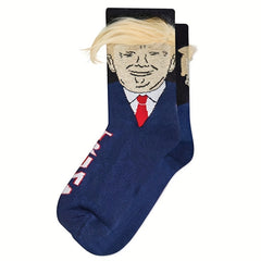 1 Pair Funny Cotton Sport Crew Socks
