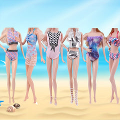 8PCS Pack Doll Clothes Bikini Beach Swimwear Set for 11 8in Dolls