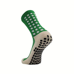 3 Pairs Non slip Football Socks Men's Mid Tube Training Socks