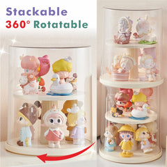 360 Rotatable Display Case Anime Figure Storage Box