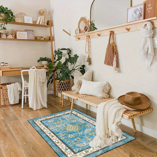 Boho Vintage Area Rug Persian Anti Fatigue Kitchen Mat Soft Floor Mat Non Slip