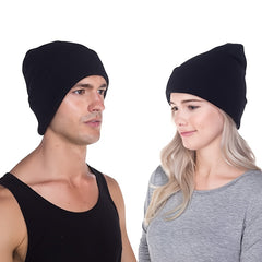 Unisex Acrylic Knitted Beanie Hat Autumn Winter Warm Cap
