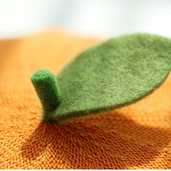 Small Leaf Beret Hat Orange Breathable Beret Gift For Her