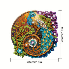 Peacock Diamond Painting Kit DIY Pendant Home Decor