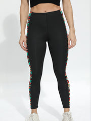 Geometric Print Yoga Pants High Stretch Slim Fit Legging