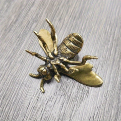 Brass Bee Small Ornaments Handcrafted Desk Decoration Gift