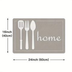 Soft Kitchen Floor Mat Non slip Waterproof Kitchen Mat Machine Washable
