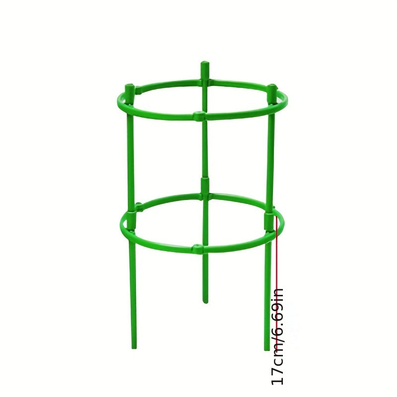 Adjustable Green Plant Support Stake for Garden - Metal Plant Trellis