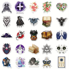 50pcs Witch Magic Stickers for DIY Notebook Journal Decor