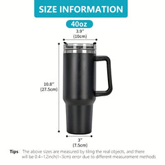 40oz Stainless Steel Insulation Water Cup, Leakproof, Outdoor Fitness Travel