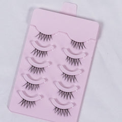 5 Pairs 3D Eye End Lengthening Half Eye Lashes