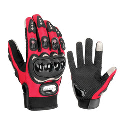 Breathable All Finger Protection Touch Screen Motorcycle Gloves