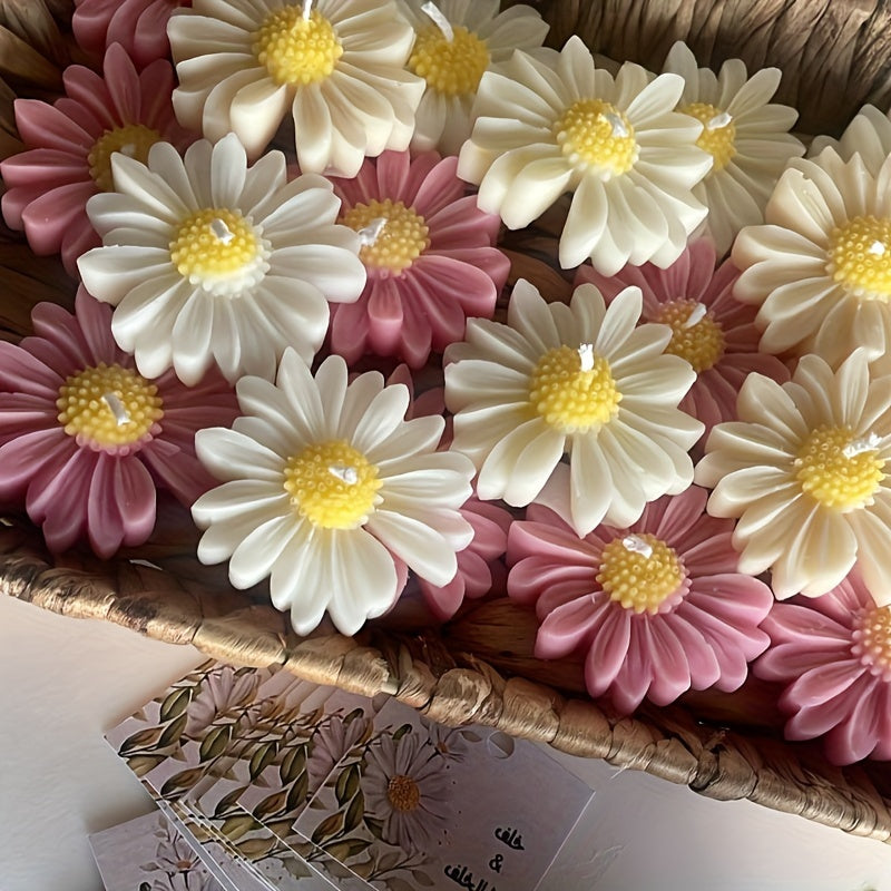 Resin Flower Molds Daisy Candle Fondant Silicone Mold