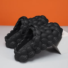 Men's Massage Bubble Slides Non-Slip Spa Slippers