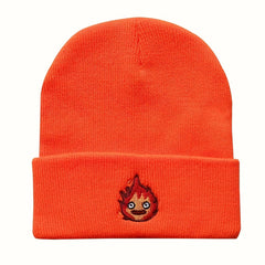 Anime Pattern Knit Beanie Hat Ear Protection