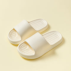 Women's Solid Slides Soft Sole Lightweight Shower Bathroom Shoes